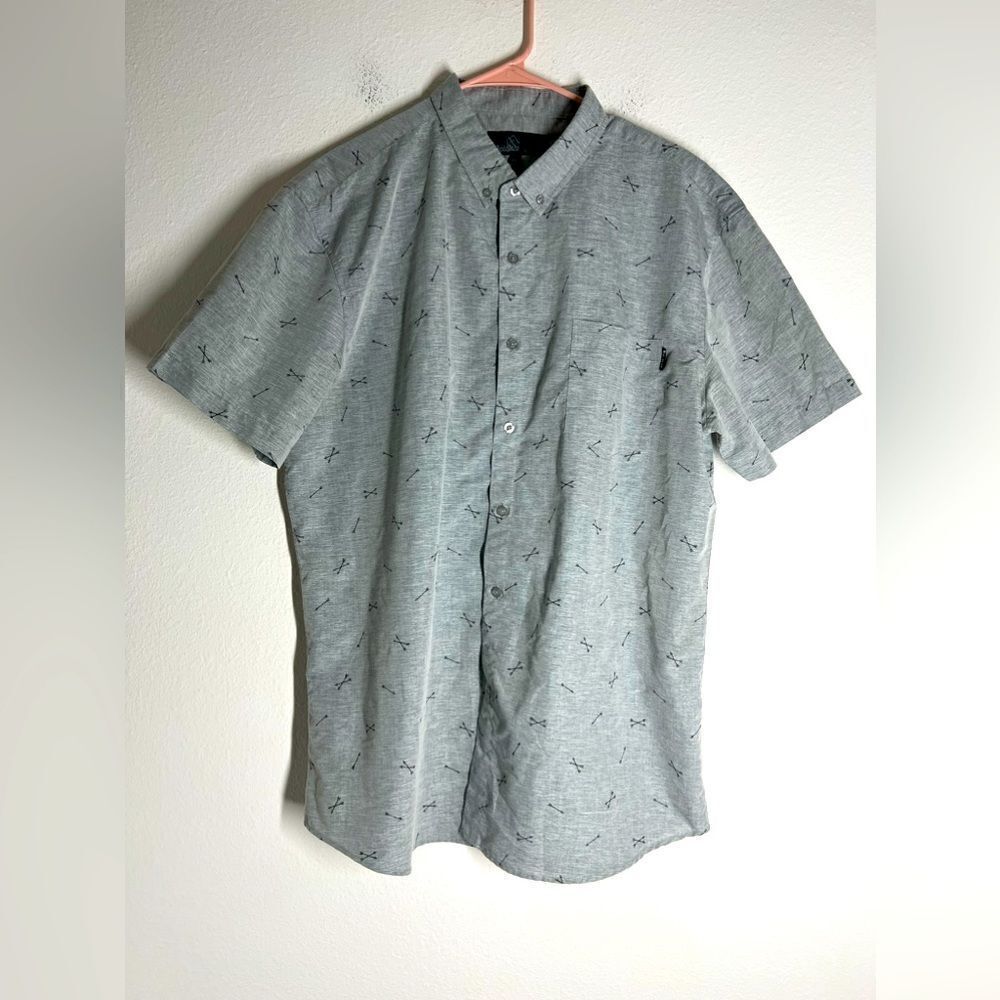 Molokai Surf Co Short Sleeve Button Up Shirt 2XL